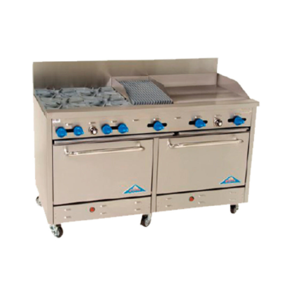 Comstock-Castle F3226-24-1RB Range Gas 60" Wide