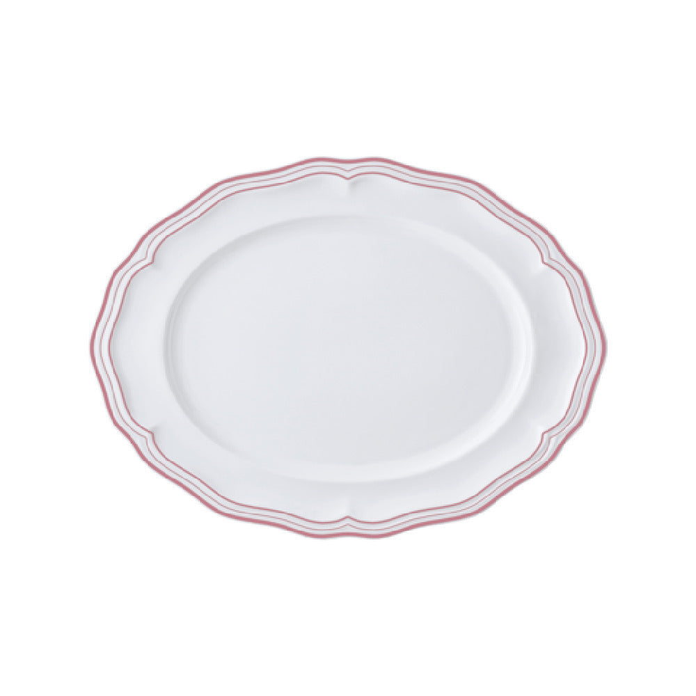 Steelite 62583FP818 Oval Platter 9.0" X 6.75" X 0.875" Adelina
