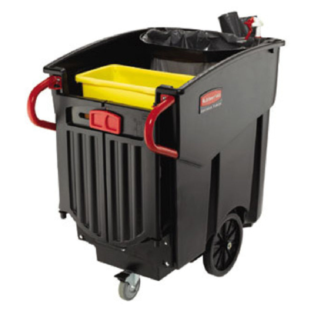Rubbermaid FG9W7300BLA - Mega BRUTE® Mobile Waste Collector, 52-1/2"L X 27-1/2"W X 42-1/2"H