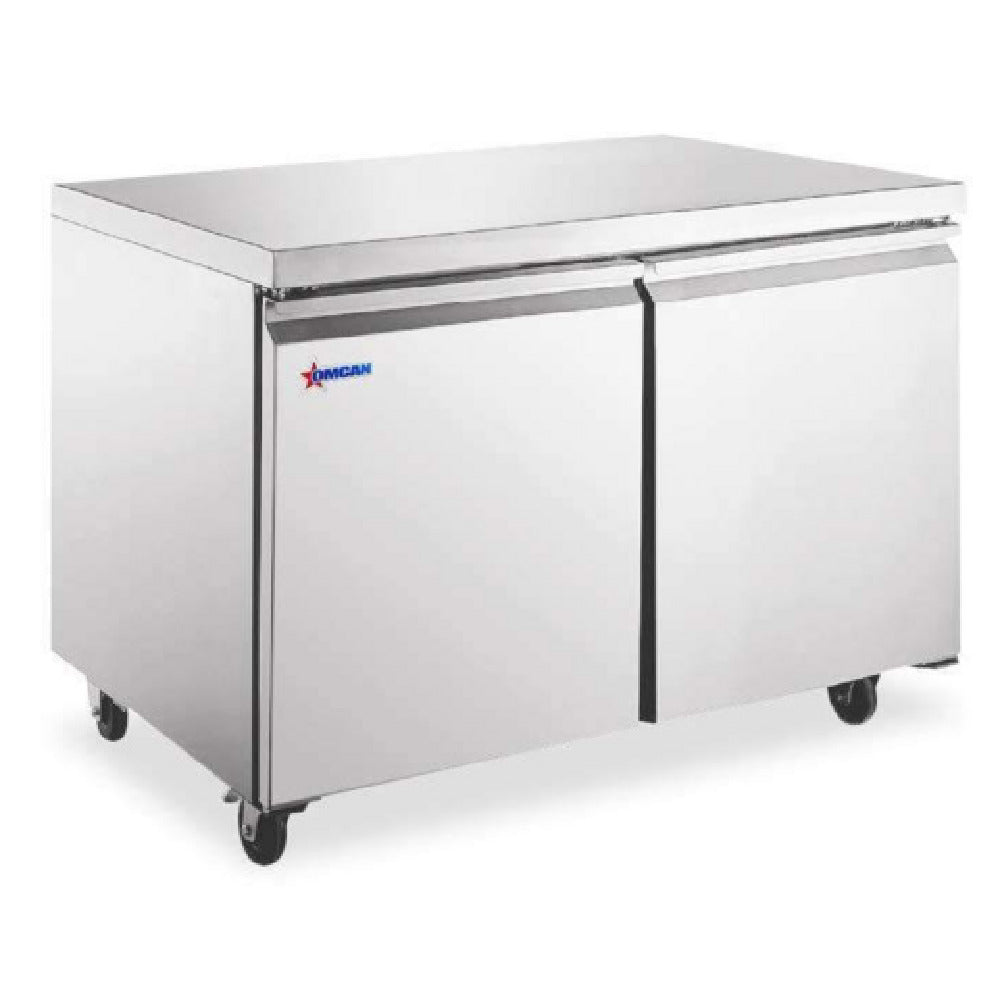 Omcan 50102 (RE-CN-0008-HC) Under Counter Refrigerator Reach In Two-section