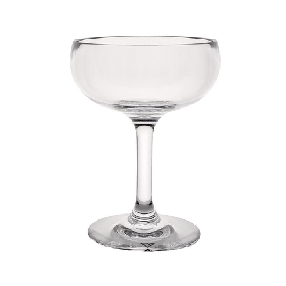 Steelite 7030DR352 Paris Coupe Champagne Glass 8 Oz. (H 5 1/8" M 3 5/8" T 3 3/8" B 2 7/8") Polycrystal®