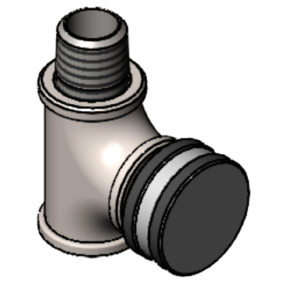 T&S Brass S-TEE-RGD-GH Rigid Tee Assembly With 3/8" NPT Female Outlet 3/8" NPT Male Inlet