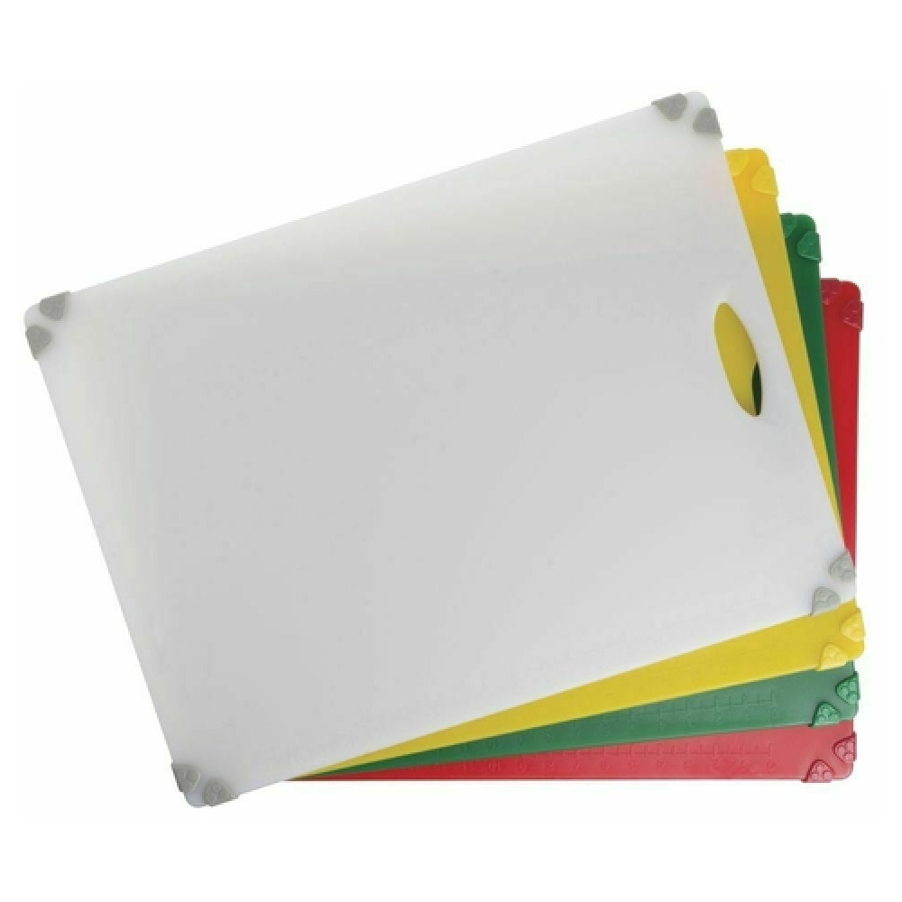 Hubert 38491 - Cutting Board Set, 4-piece, Includes (1) Each: Green