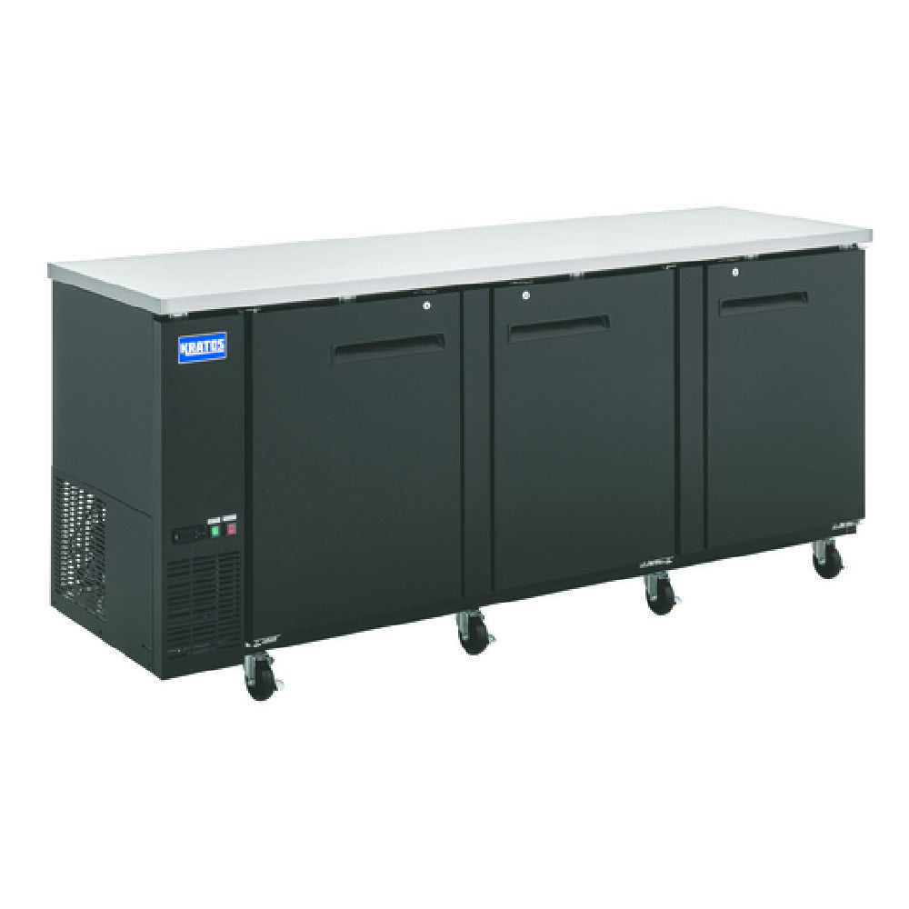 Hubert 138479 - Kratos Back Bar Cooler, 32.4 Cu. Ft., 90-1/4"W X 36-1/4"D X 38-3/4"H