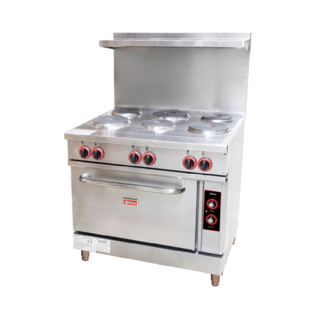 Omcan 48528 (CE-CN-0036-ET-1) Commercial Range Electric 36"W