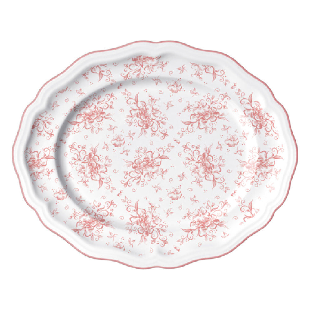 Steelite 62542FP817 Oval Platter 13.0" X 10.5" X 1.0" Adelina