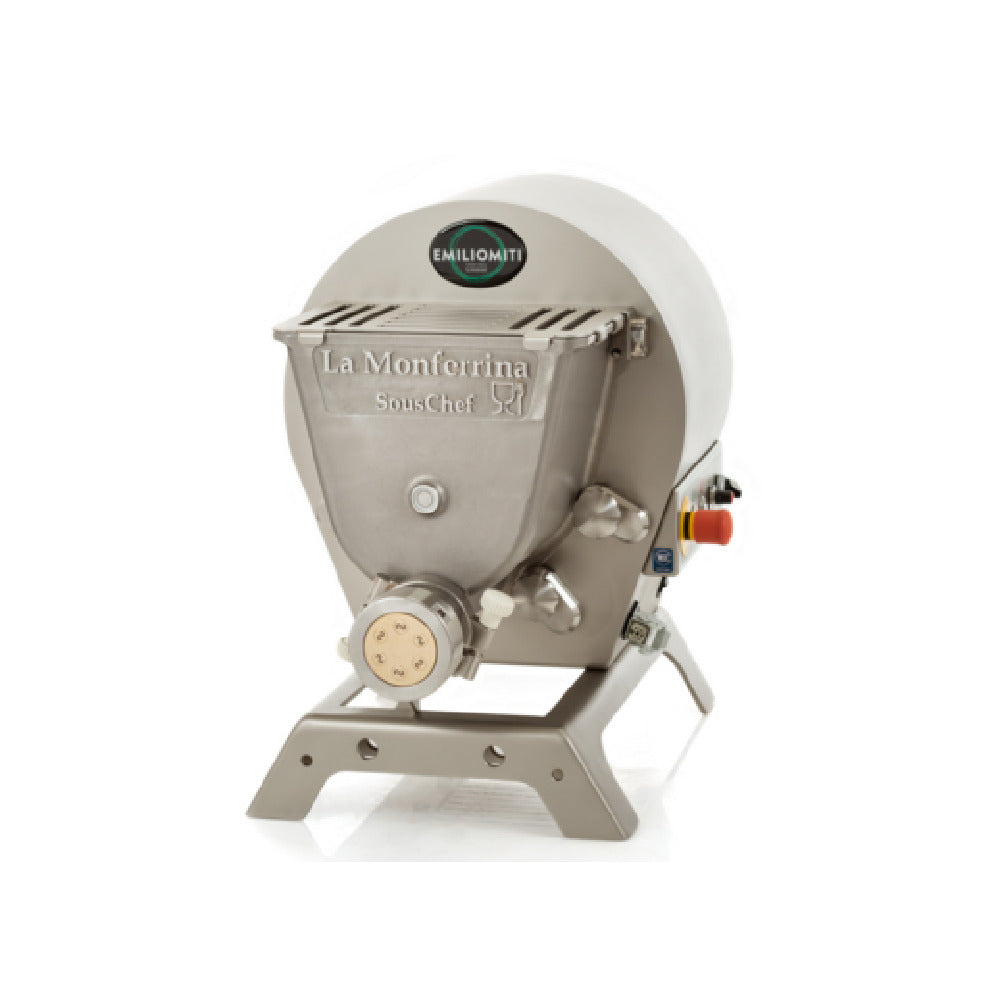 An Emiliomiti Company SOUSCHEF LM12037 La Monferrina Sous-chef Pasta Extruder With Built-in Mixer