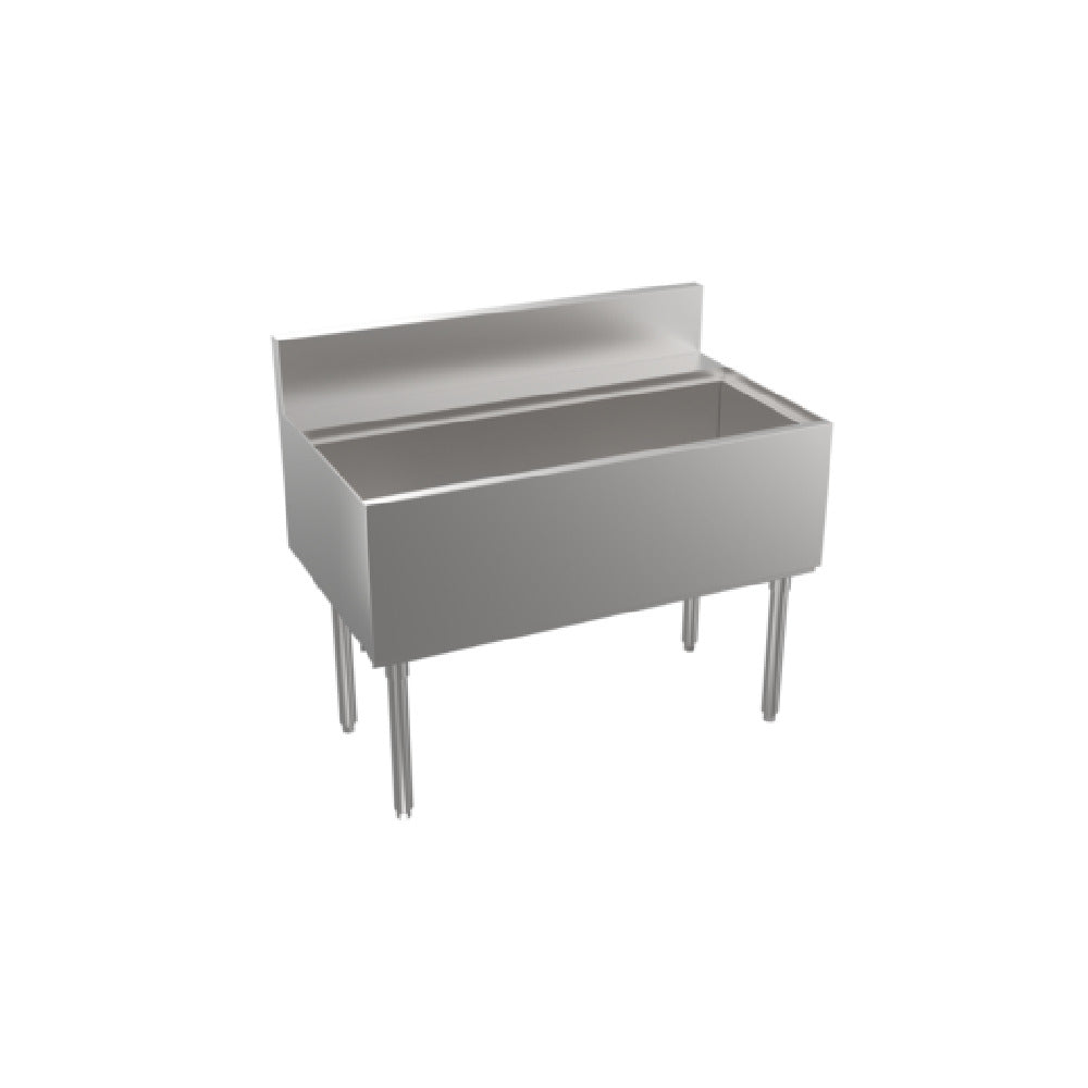 Krowne KRS-42-10 - Stadium Series Underbar Ice Bin/Cocktail Unit, Built-in 10-circuit Cold Plate