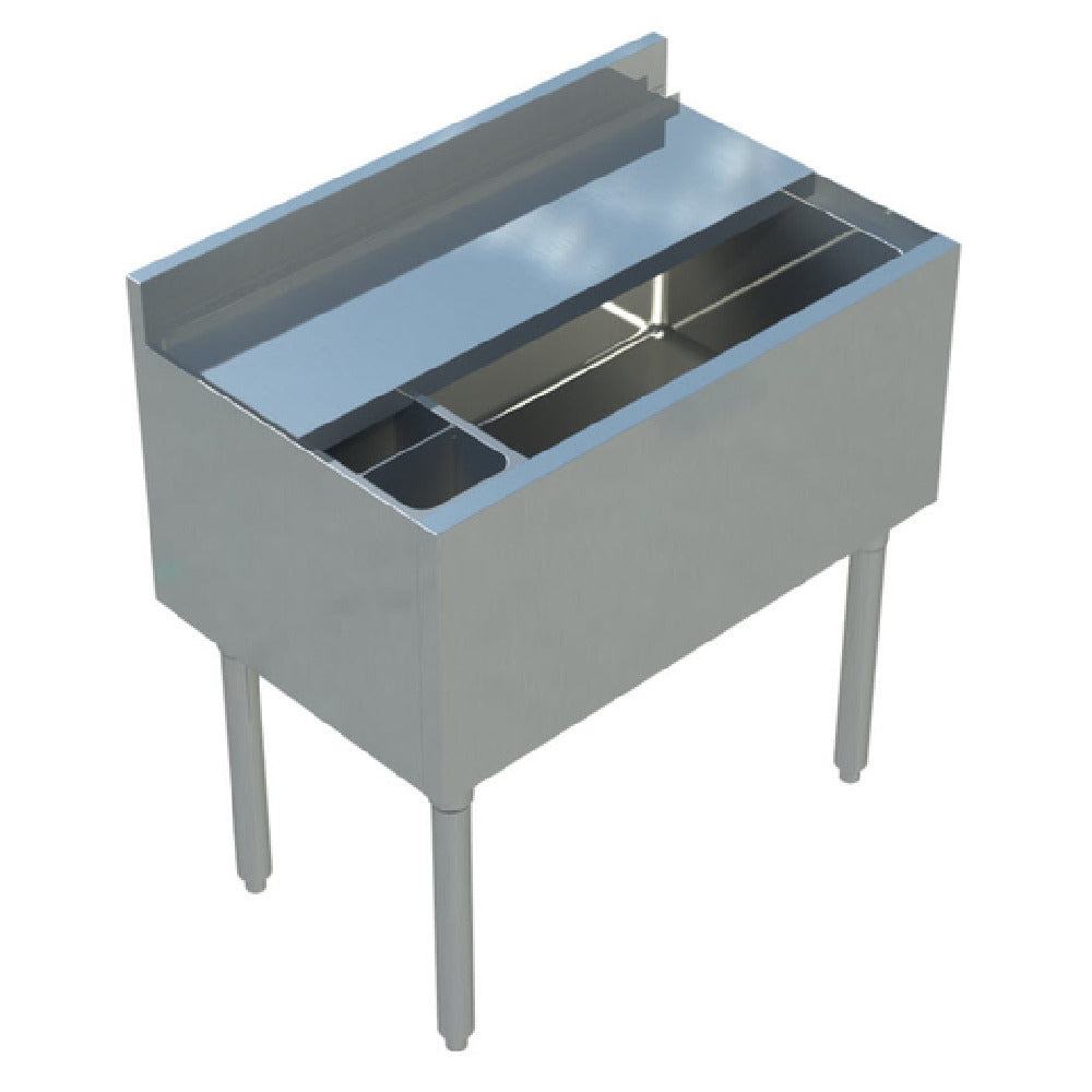 Sapphire Manufacturing SMIB-1830 Underbar Ice Bin 12" D Insulated Cabin 30" L X 18-1/2" D X 30” H