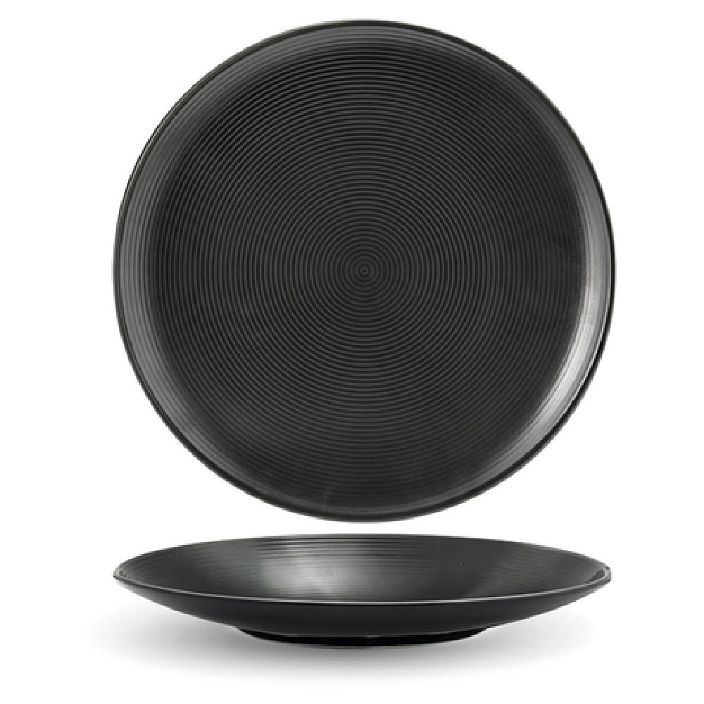 FOH DDP018BKP22 Spiral® Plate 11" Dia. Round