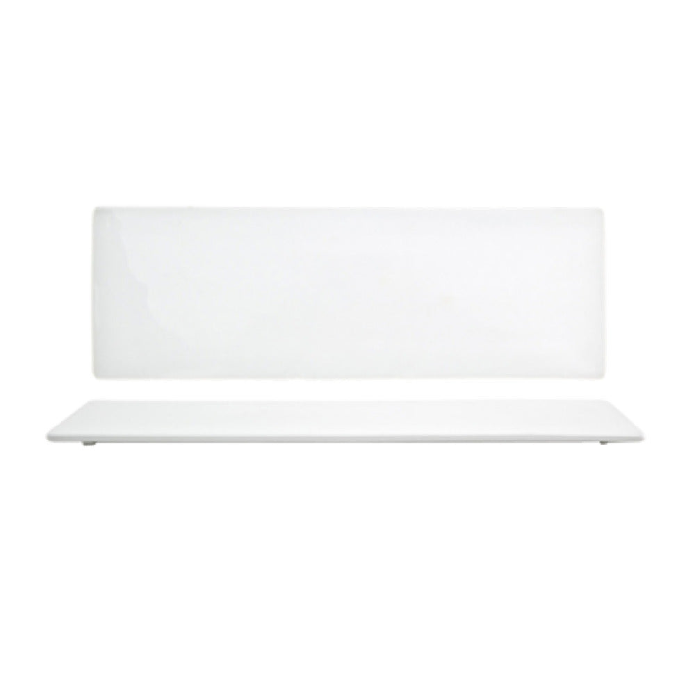 FOH DAP028WHP23 Canvas® Plate 12" X 4" X 1/4" Rectangle