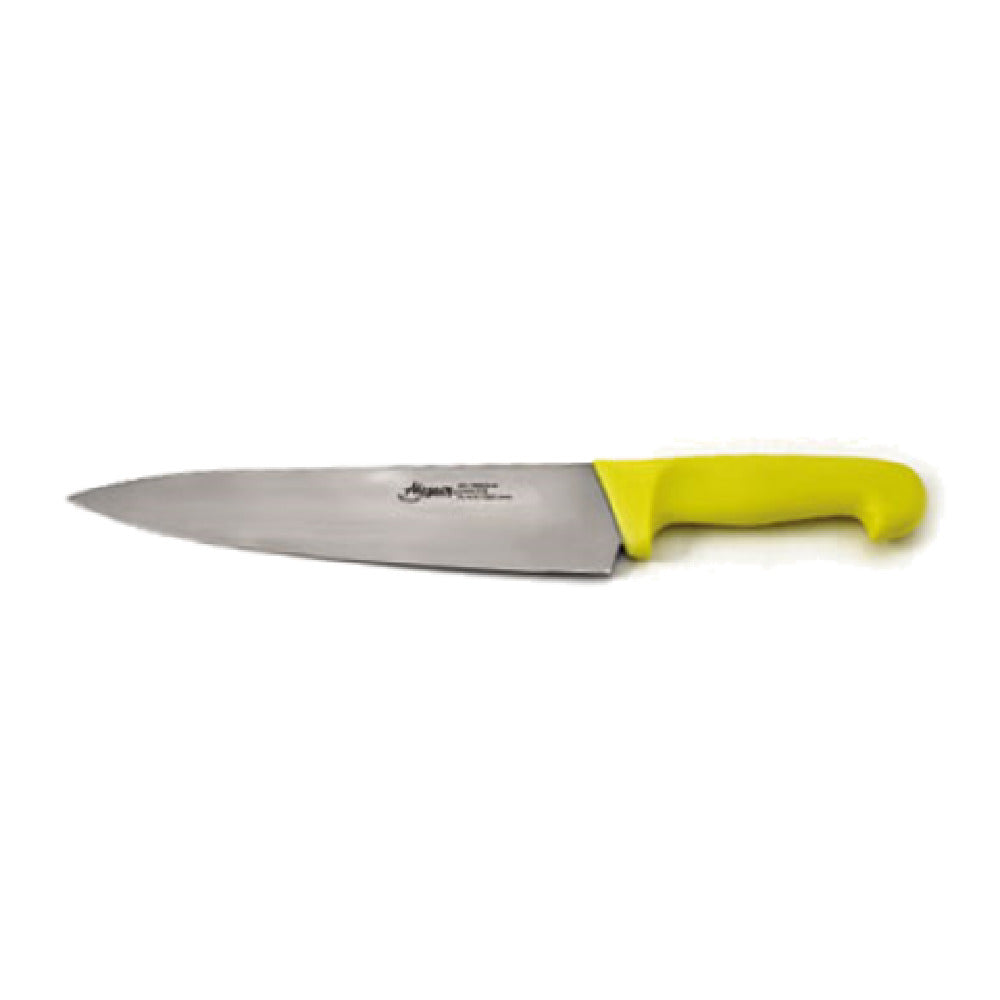 Alegacy Foodservice Products PC12912YL ColorCode Cook's Knife 12" Blade Rigid Molybdenum Stainless Steel Blade