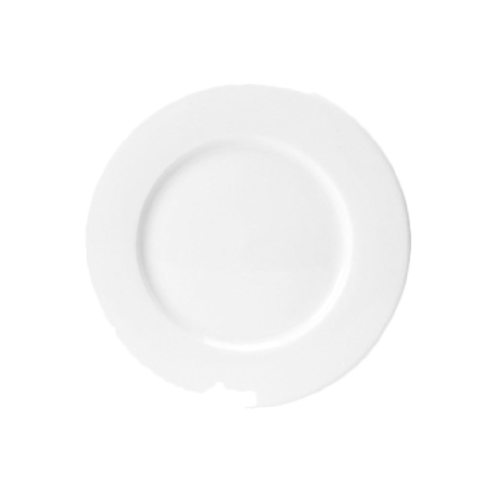 Steelite 9001C1063 Plate 6-1/4" Dia. (3-3/4" Well) Round Wide Rim