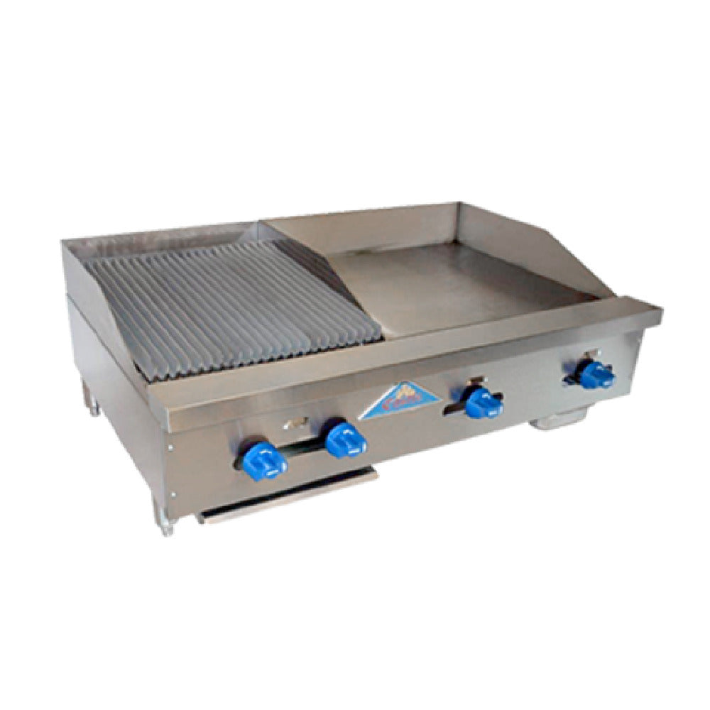 Comstock-Castle FHP42-24T-1.5RB Char-Broiler/Griddle Combination Countertop Gas
