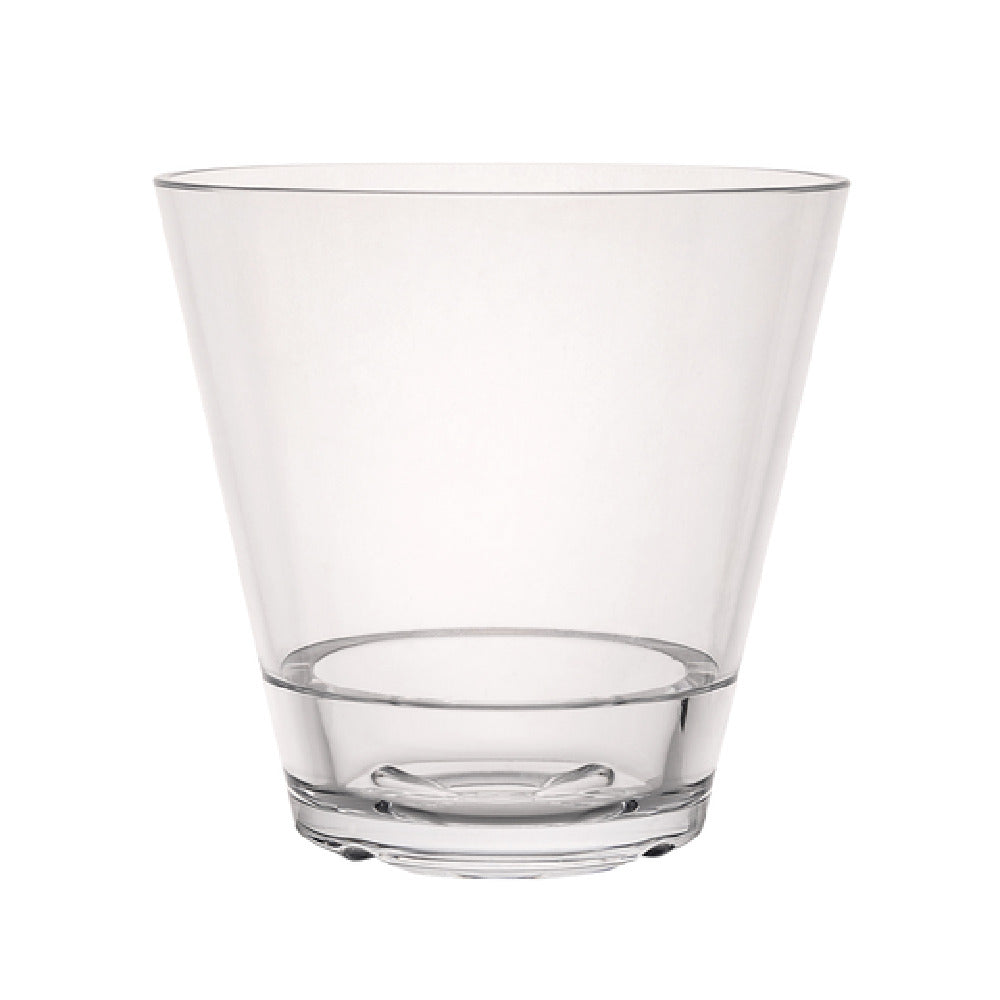 Steelite 7029DR021 Double Rocks Glass 12 Oz. (H 3-3/4" M 3-7/8" T 3-7/8" B 2-3/8") Polycrystal®