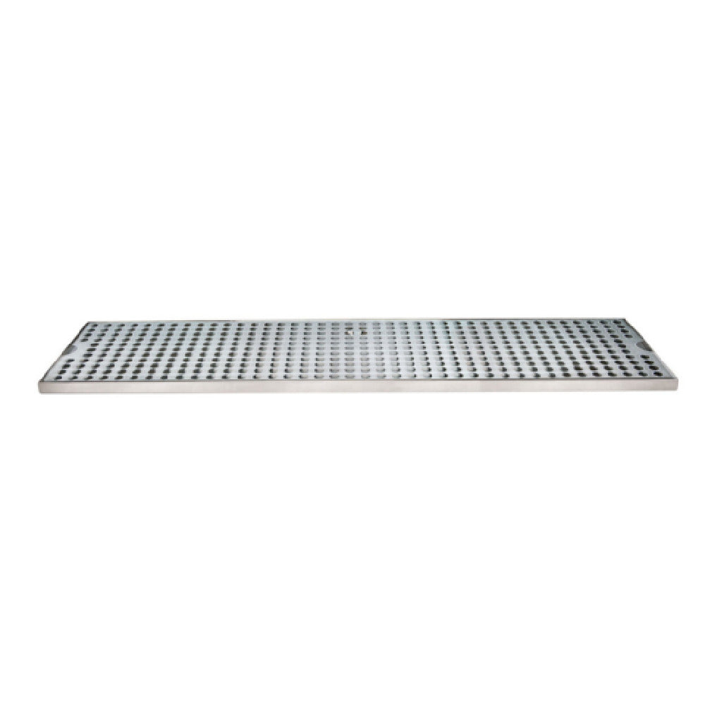 Micro Matic DP-120D-33-P Surface Mount Drip Tray 33"W X 5"D X 3/4"H With Perforated Grill
