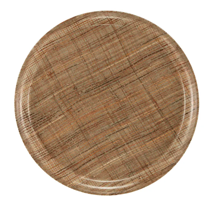 Cambro 1000204 Serving Camtray® 10" Dia. Round Rattan