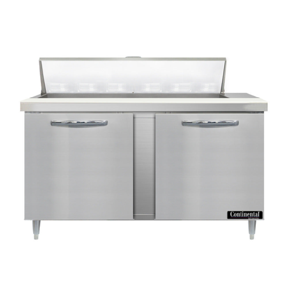 Continental Refrigerator D60N12 Designer Line Sandwich Unit 60"W Two-section
