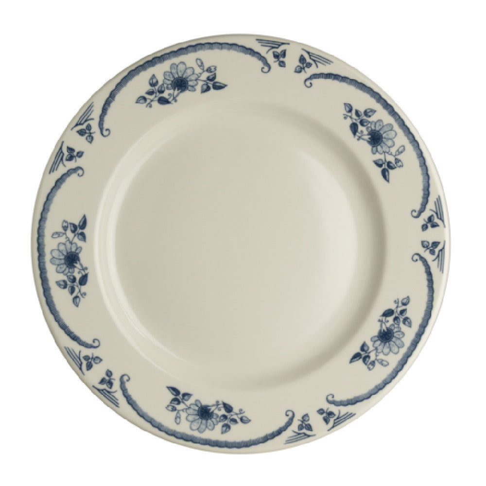 Steelite HL2065035 - Rolled Edge Plate, 9.625", American Rose