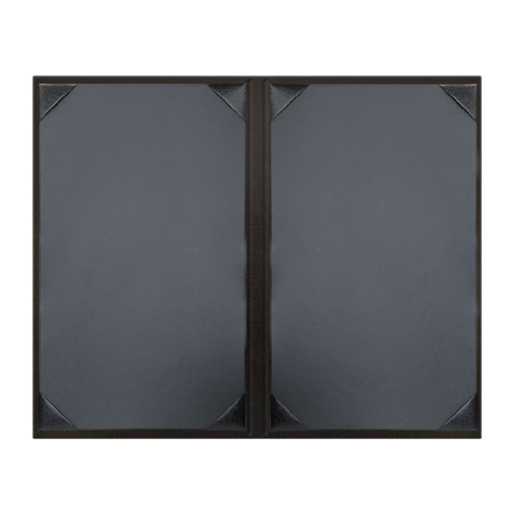 Risch TAM-2V 8.5X14 Tamarac Padded Light-grain Faux-leather Menu Cover (specify Color)
