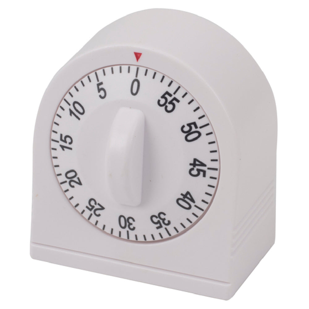 Stanton Trading 2911 - Long Ring Timer, 60 Minute Dial, White Plastic Case