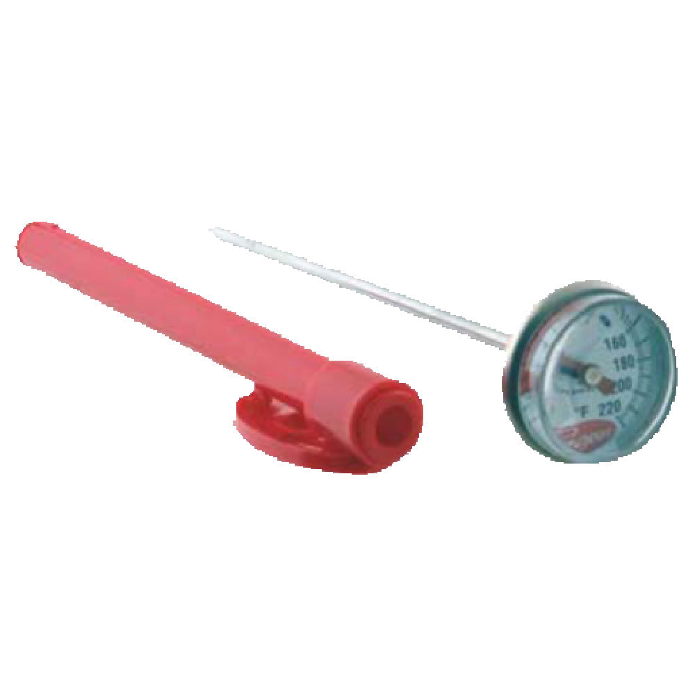 Franklin Machine Products 138-1245 Cooper-Atkins Pocket Test Thermometer Dial-type With 5" Stem 1" Diameter Dial