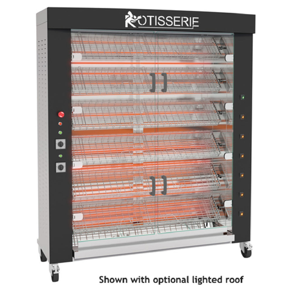 Rotisol FBS1600-6E-SSP FlamBoyant SPATCHCOCK Rotisserie Oven Electric Floor Model