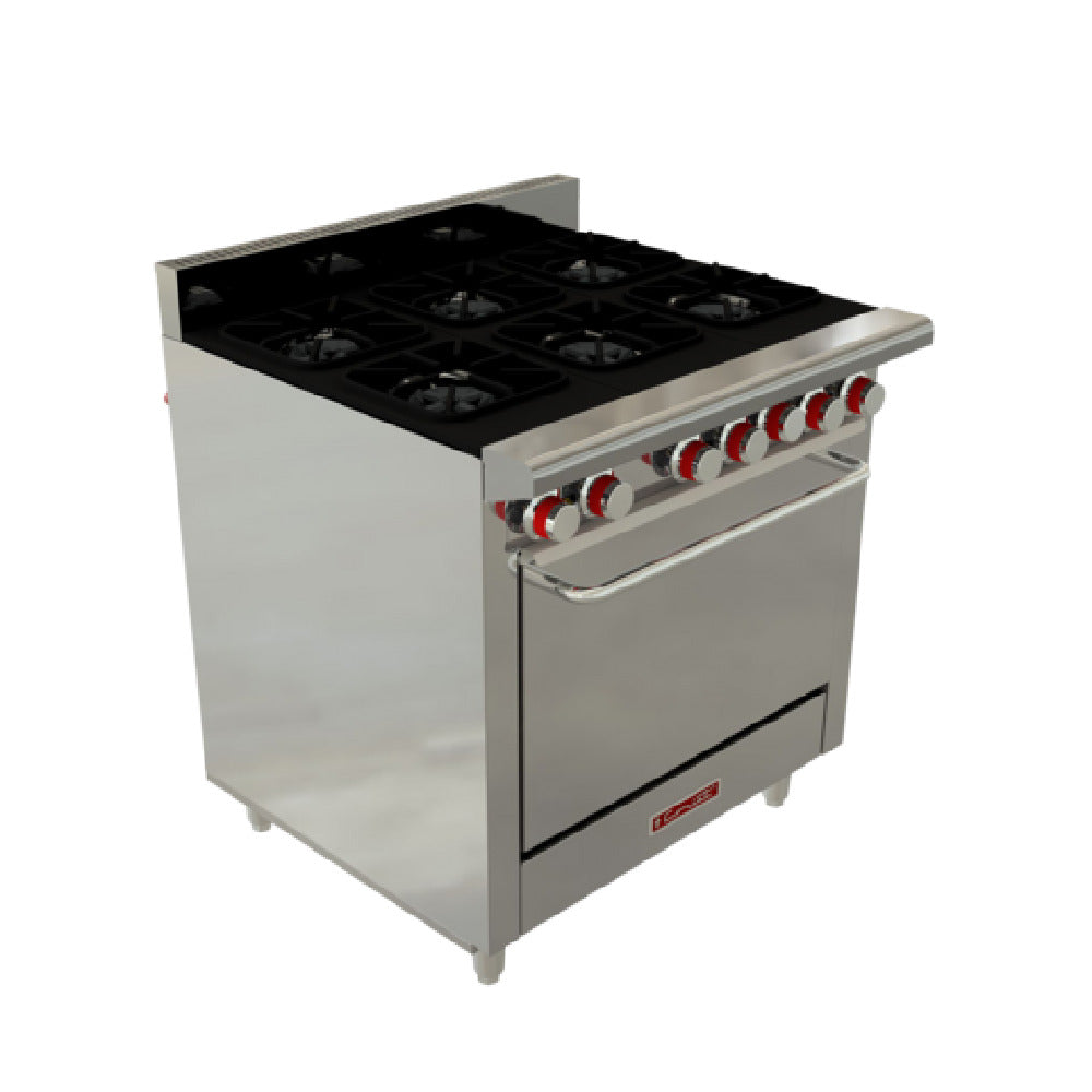 Coriat USA EC-6-HG - Range, Gas, 34-41/64"W X 31-7/8"D X 41-17/32"H