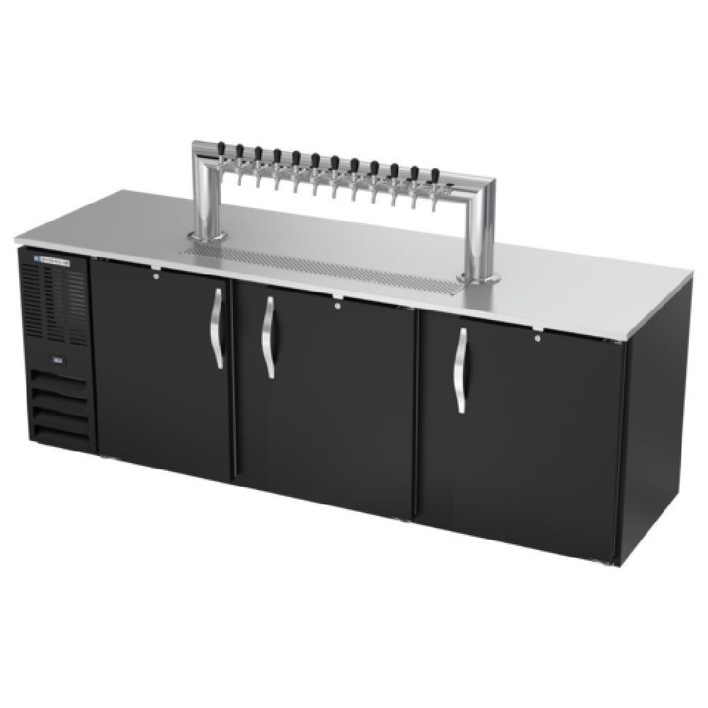 Beverage Air DD94HC-1-B-12T - Draft Beer Cooler, 95"W, 29"D