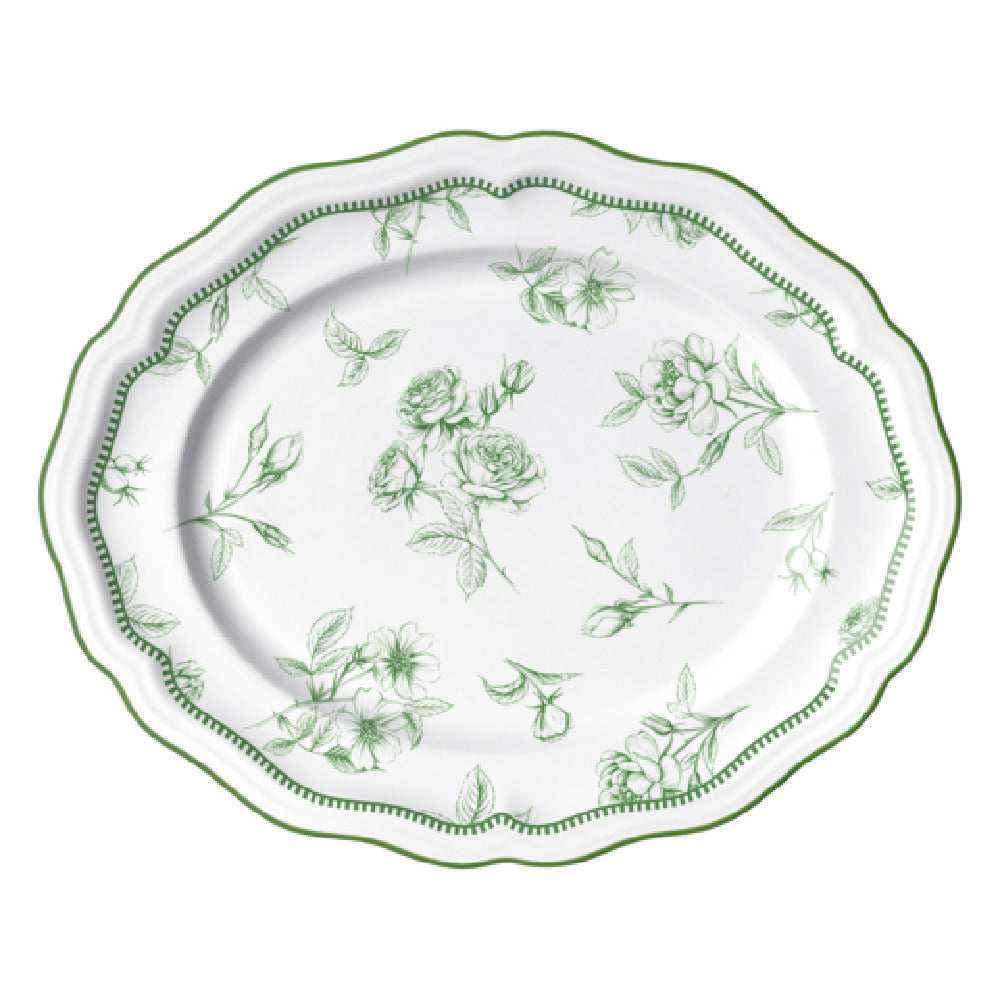 Steelite 62539FP817 Oval Platter 13.0" X 10.5" X 1.0" Adelina