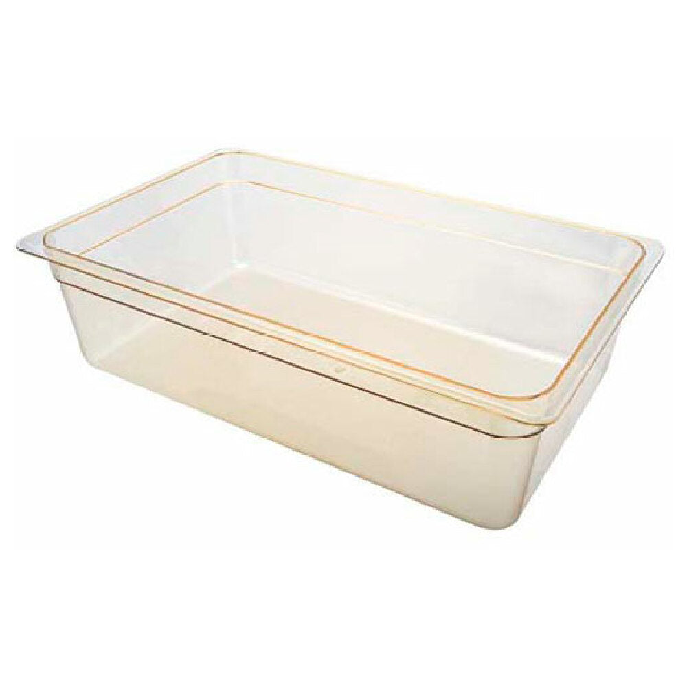 Cambro 16HP150 Pan Food H Pan Full 6"d Amber