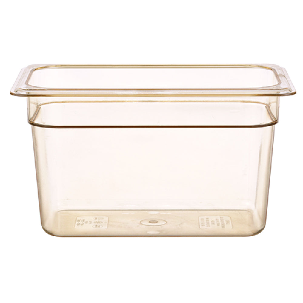 Cambro 46HP-772 Pan Food H Pan 1/4 6"d Amber