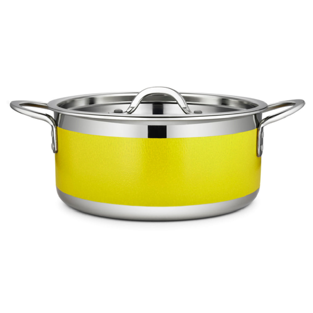 Bon Chef 71302-CF2-Y - Country French X Pot, 4 Qt. 9 Oz., 9-3/8" Dia. X 4-3/8"H
