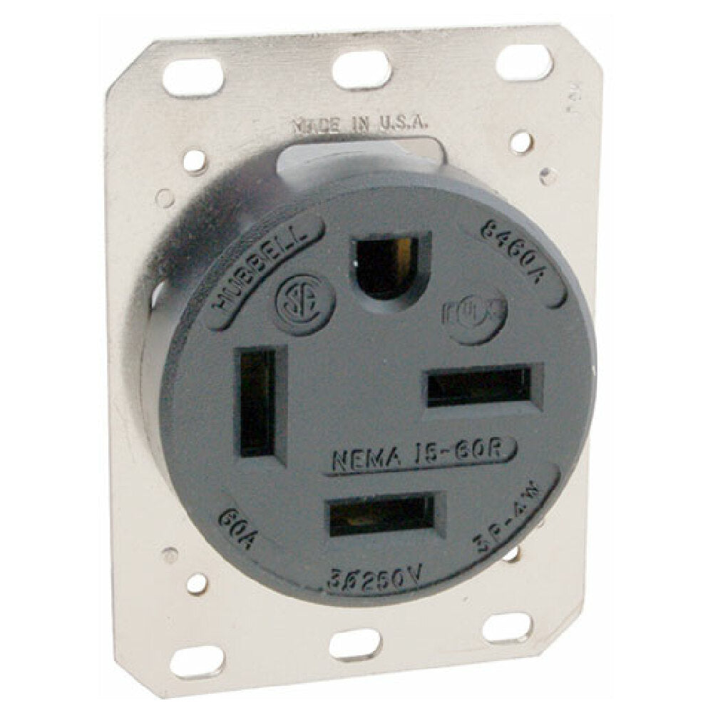 Hubbell -8460A Receptacle Single 250v 60a