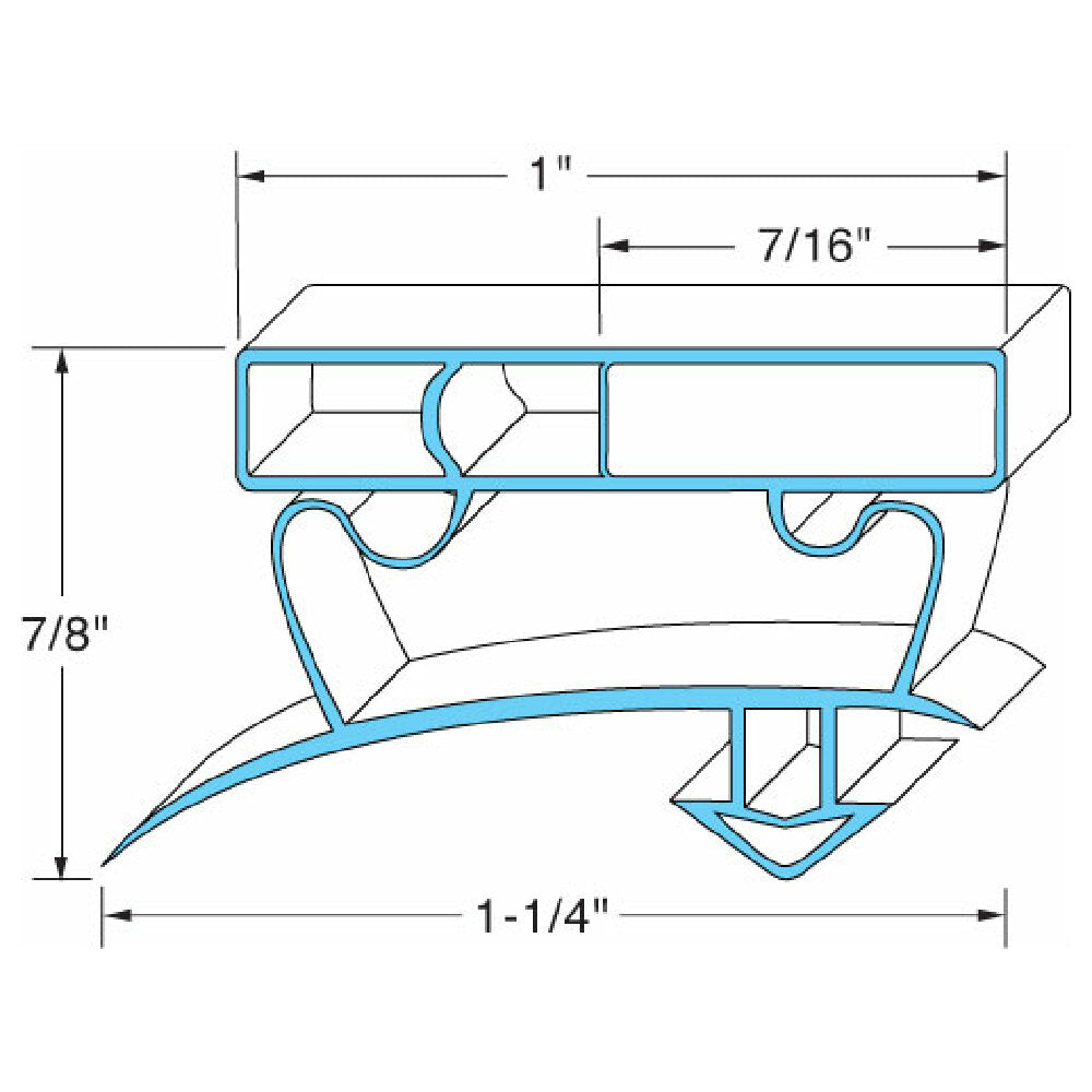 TRUE 811131 Gasket 23 1/4in X 25 3/8 O.d. True New Style