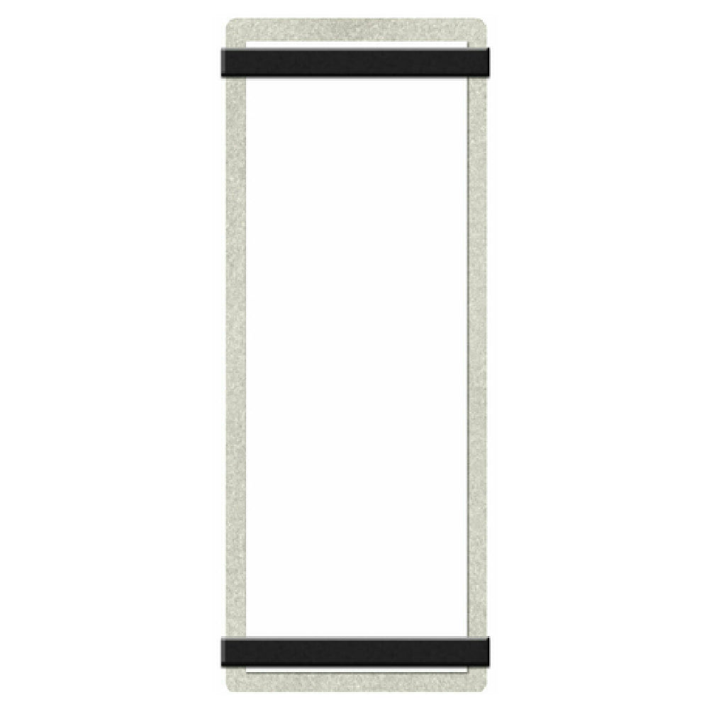 Menu Solutions ALSIN41-RB Menu Board Holds 4-1/4" X 11" Insert Single Panel