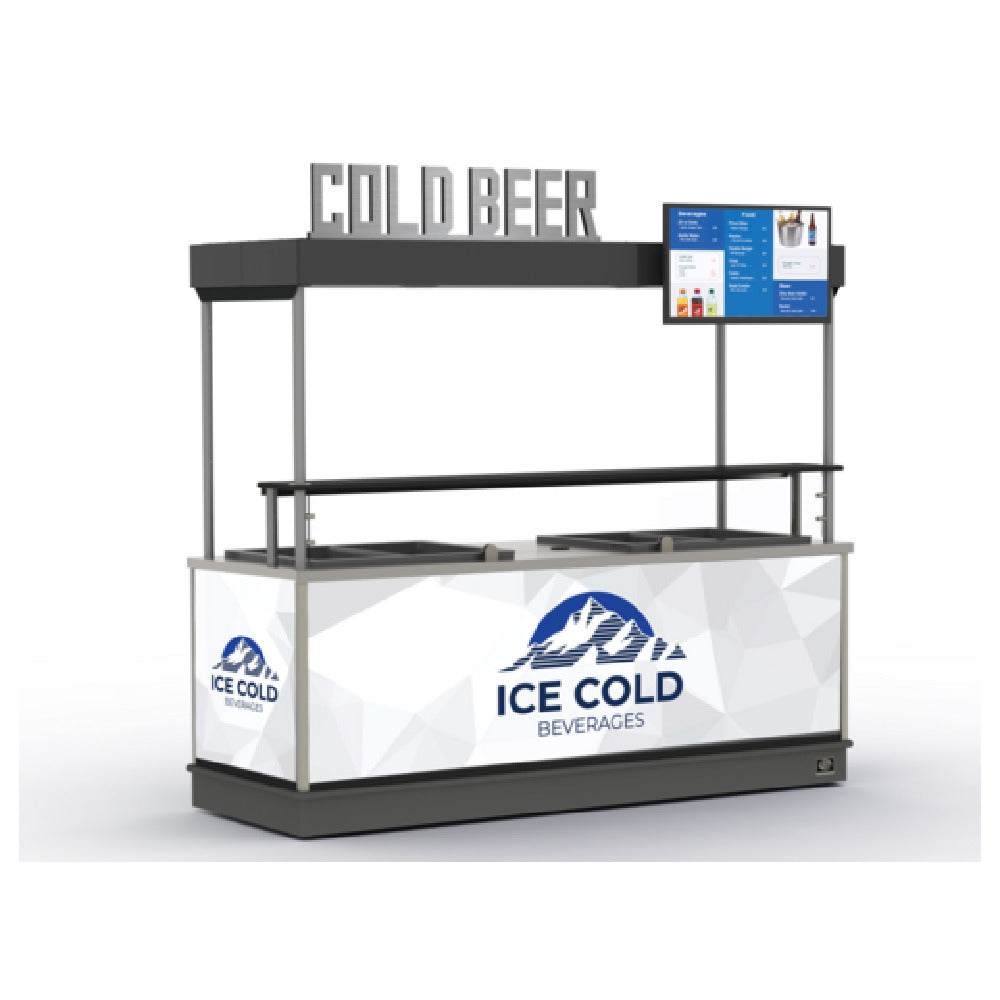 Iowa Rotocast Plastics Inc. 7515305 Precision Package Cart With 6" ACM Box Header