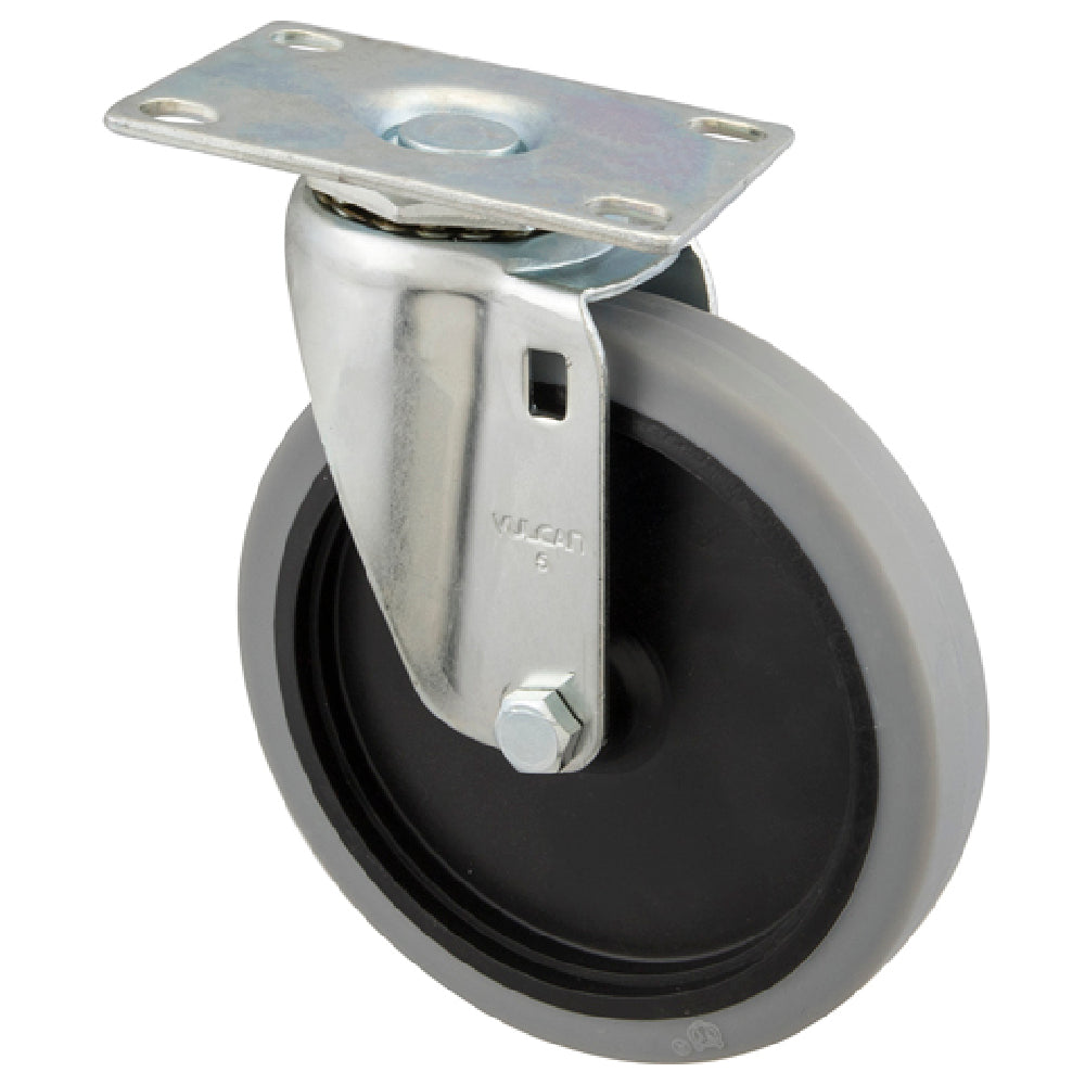 Rubbermaid 4501L2 Caster Plate (5"od Swvl Gray)