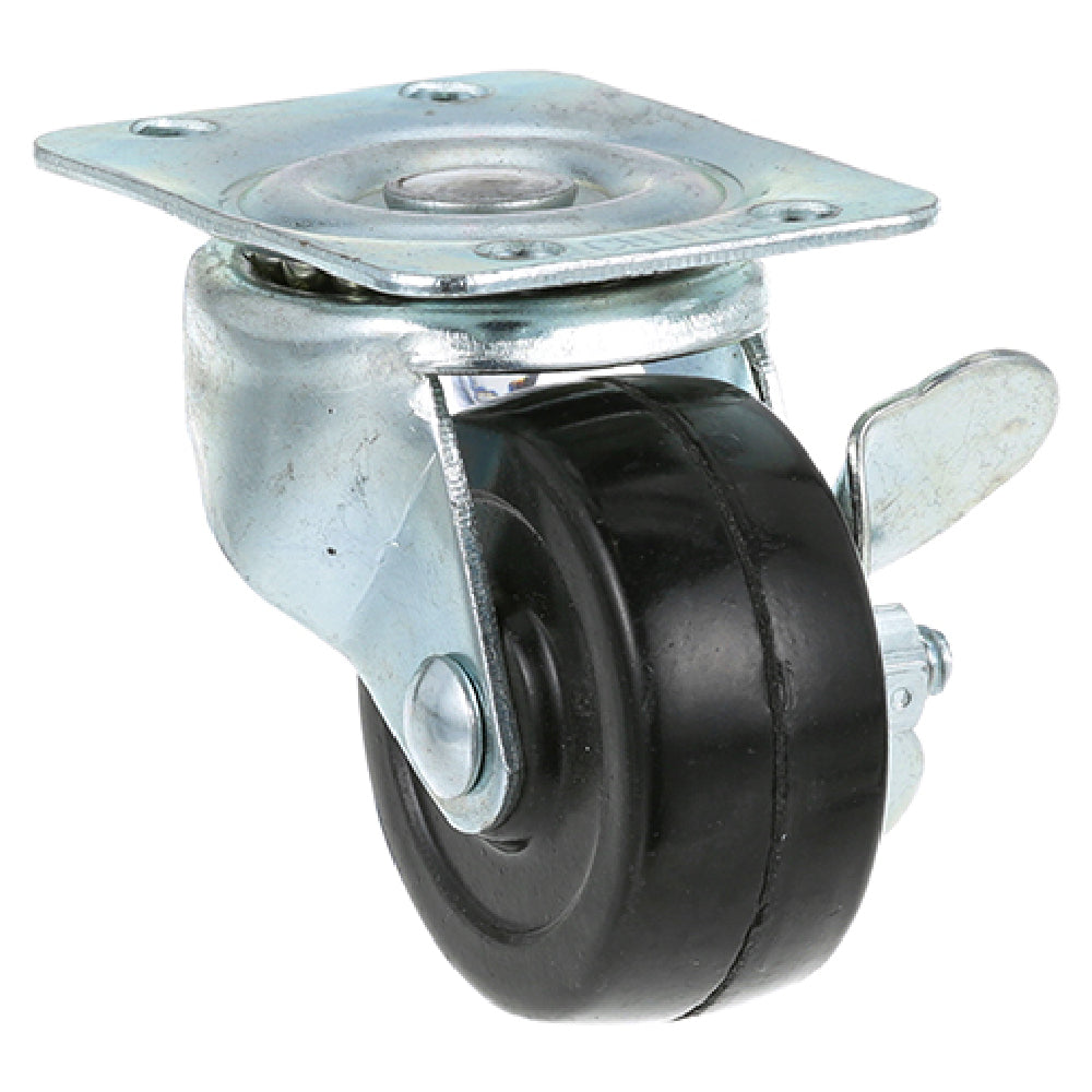 Private Label 262380 Plate Mount Caster W/ Brake 2 W 1 7/8 X 2 5/16
