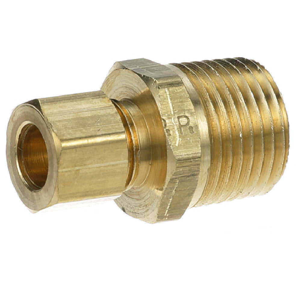 Private Label 263804 Connector Male Brass 3/8x1/2