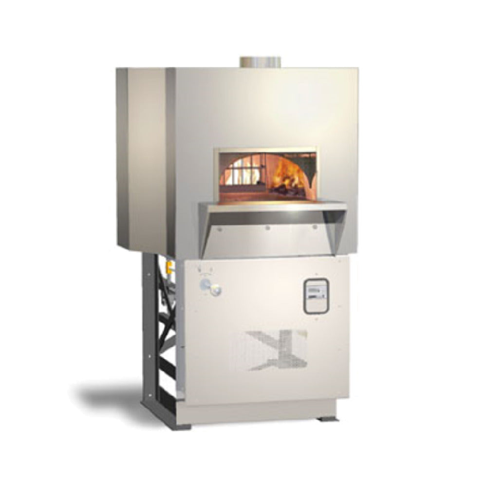 Wood Stone WS-MS-4-RFG-W Mt. Chuckanut Stone Hearth Oven Radiant Gas Flame In Dome And Option To Burn Wood