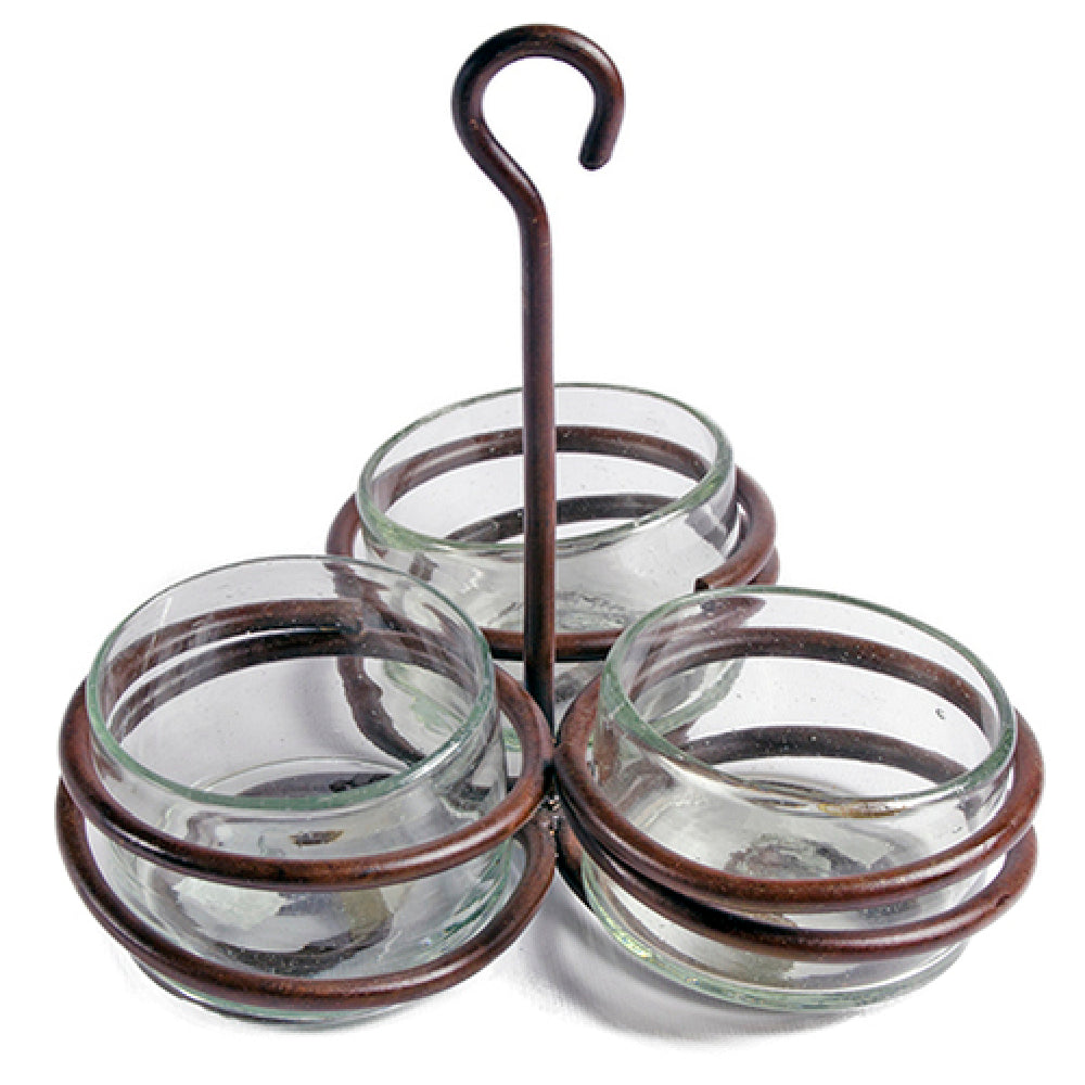 Orion Trading & Design I59-R/NN Condiment Caddy 7" Dia. X 8"H Round