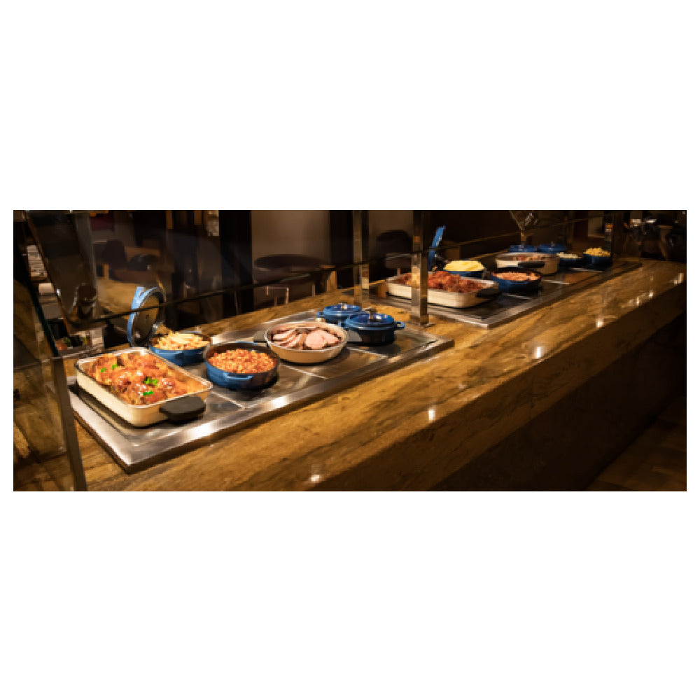 GET Enterprises T0B005/013-SS Stainless Steel Tile 21.575""x13.228" Cut Outs For CA-005 & CA-013 Fits CA-005RING & CA-013RING