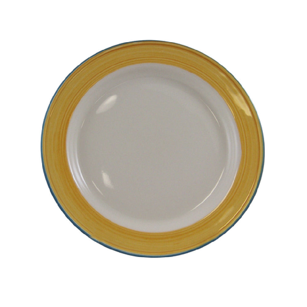 Steelite 15300214 Slimline Plate 6-1/4" Dia. Round