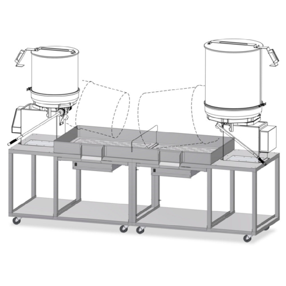 Gold Medal 2622-00-120 - Twin Karmel Kool System (for Mark 10/20), Modular Table System