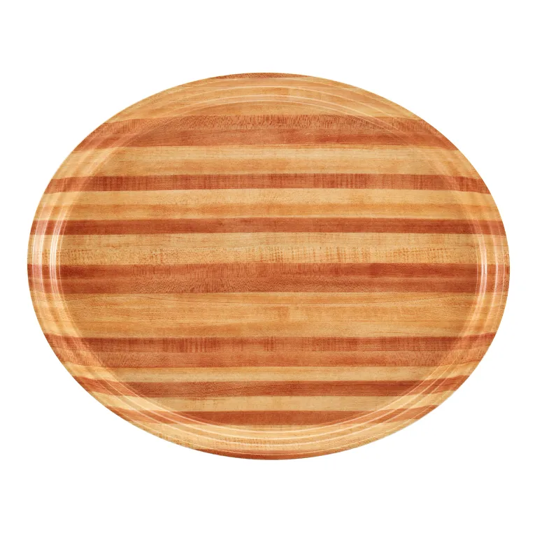 Cambro 2700303 Serving Camtray® Oval 22" X 26-7/8" Light Butcher Block