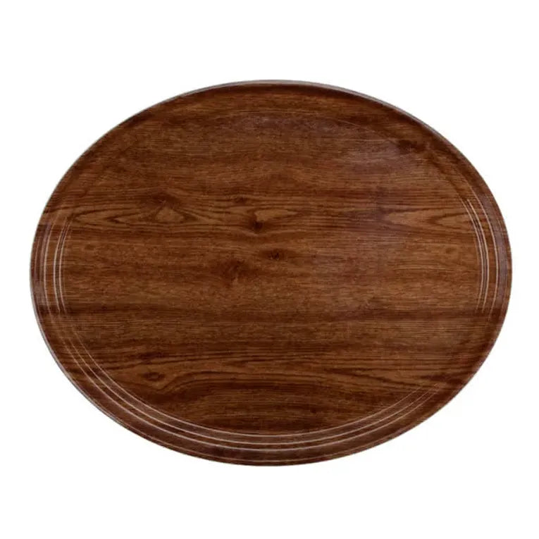 Cambro 2700304 Serving Camtray® Oval 22" X 26-7/8" Country Oak