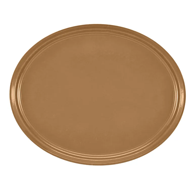 Cambro 2700508 Serving Camtray® Oval 22" X 26-7/8" Suede Brown
