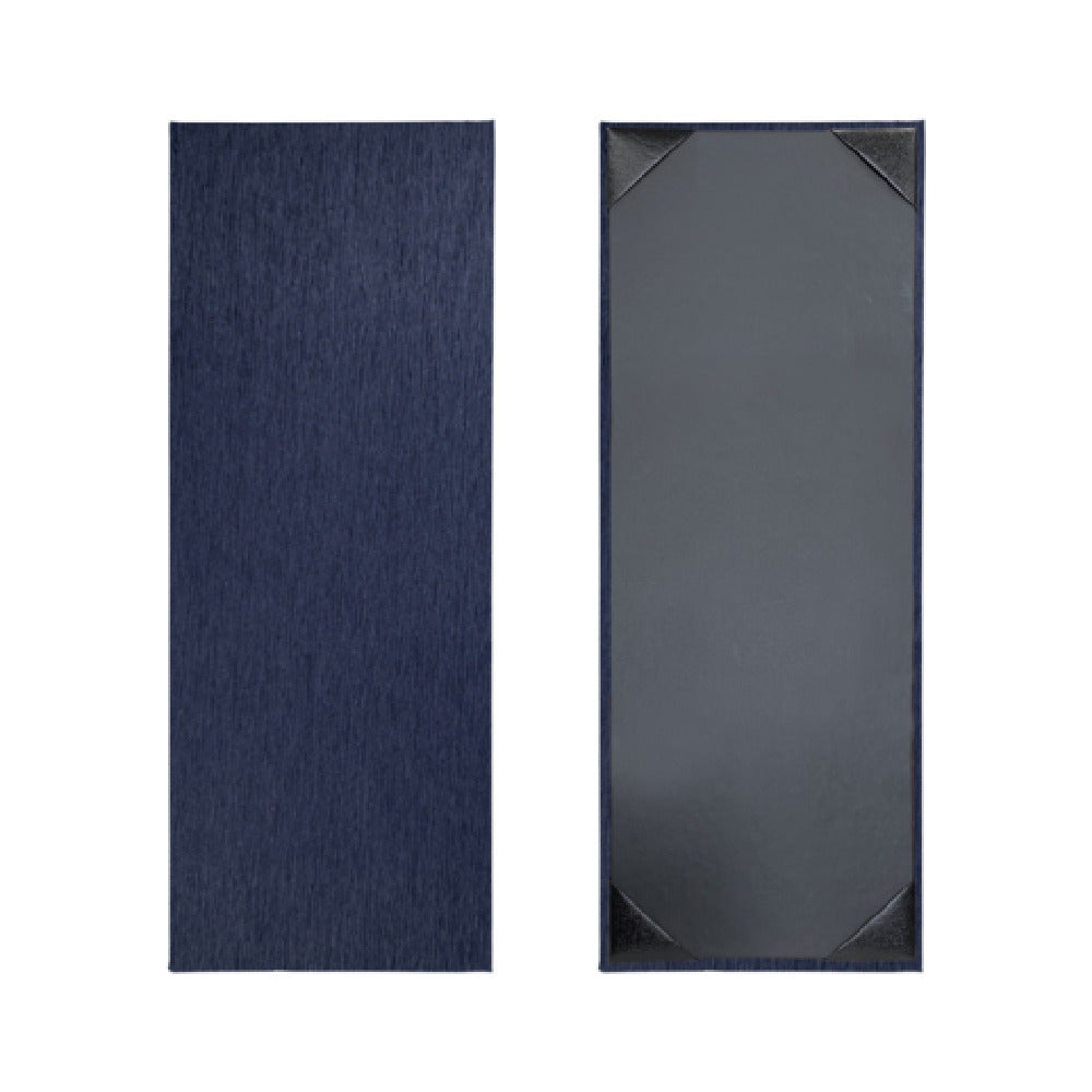 Risch STERLING-1V 4.25X11 Sterling Hardback Shimmer Metallic Menu Cover (specify Color)