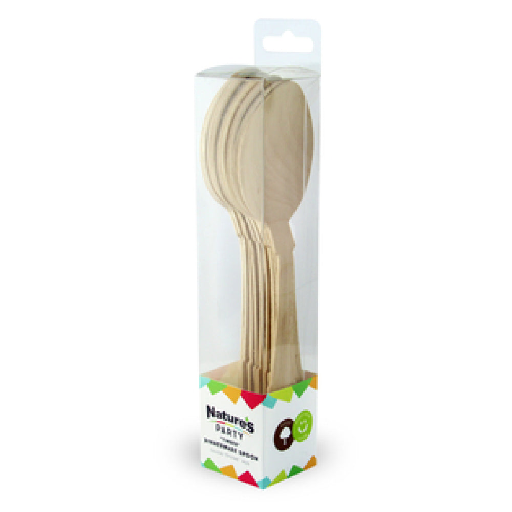 PacknWood 8NPWREN3 - Timber Spoon, 7.5", Compostable